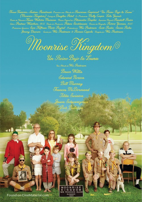 Moonrise Kingdom - Argentinian Movie Poster