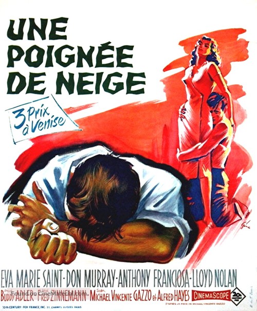 A Hatful of Rain - French Movie Poster