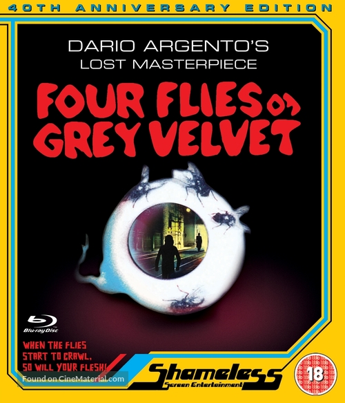 4 mosche di velluto grigio - British Blu-Ray movie cover