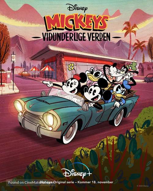 &quot;The Wonderful World of Mickey Mouse&quot; - Danish Movie Poster