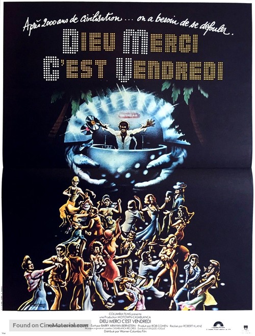 Thank God It&#039;s Friday - French Movie Poster