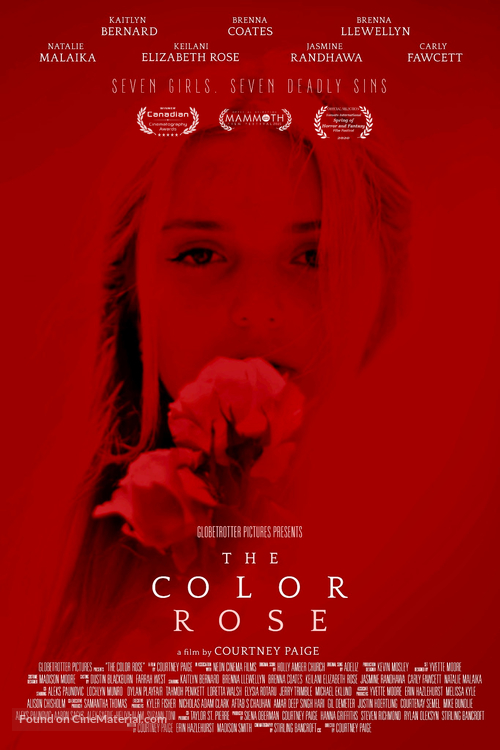 The Color Rose - Canadian Movie Poster