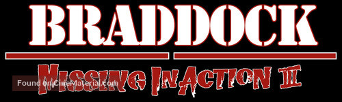 Braddock: Missing in Action III - Logo