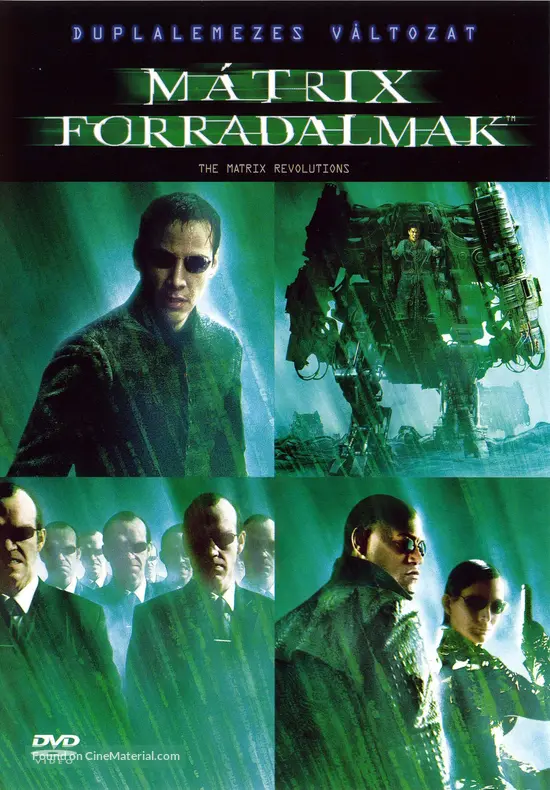 The Matrix Revolutions - Hungarian DVD movie cover