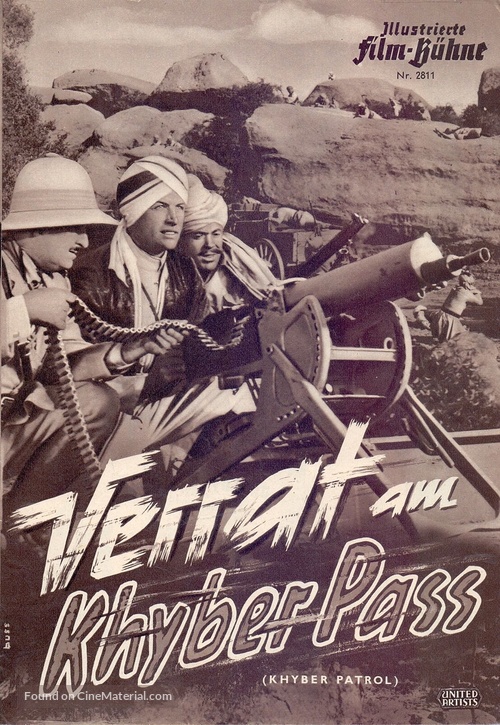 Khyber Patrol - German poster