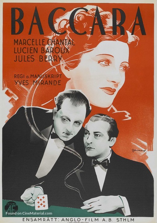 Baccara - Swedish Movie Poster