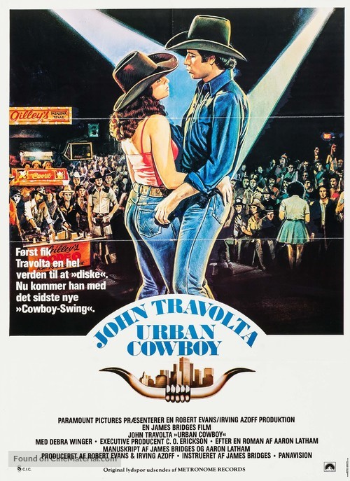 Urban Cowboy - Danish Movie Poster