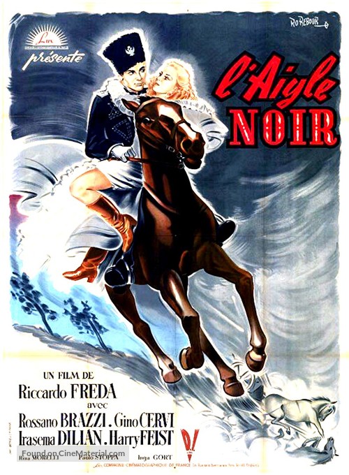 Aquila nera - French Movie Poster