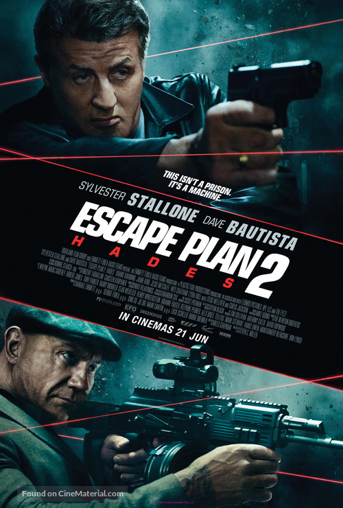 Escape Plan 2: Hades - British Movie Poster