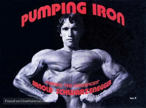 Pumping Iron - British Movie Poster