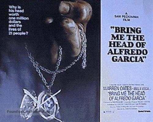 Bring Me the Head of Alfredo Garcia - British Movie Poster