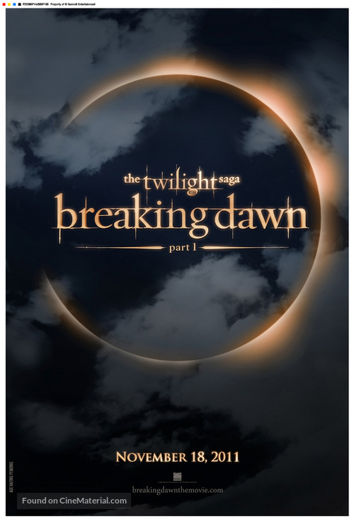 The Twilight Saga: Breaking Dawn - Part 1 - Teaser movie poster