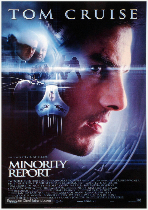 Minority Report - Italian Movie Poster