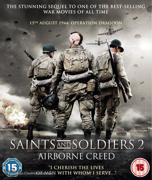 Saints and Soldiers: Airborne Creed - British Blu-Ray movie cover