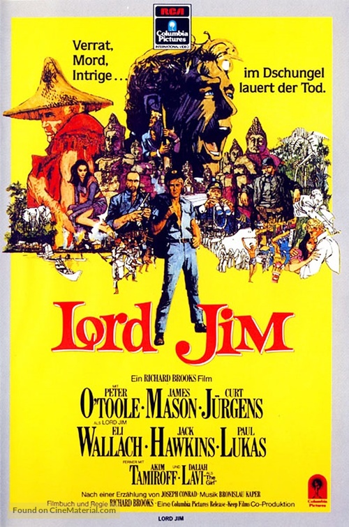 Lord Jim - German VHS movie cover
