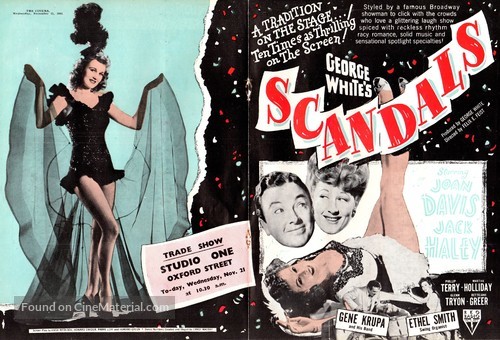 George White&#039;s Scandals - British Movie Poster