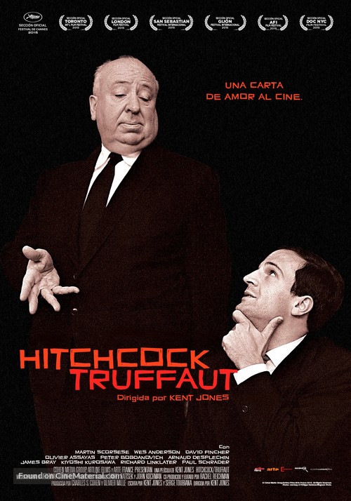 Hitchcock/Truffaut - Spanish Movie Poster