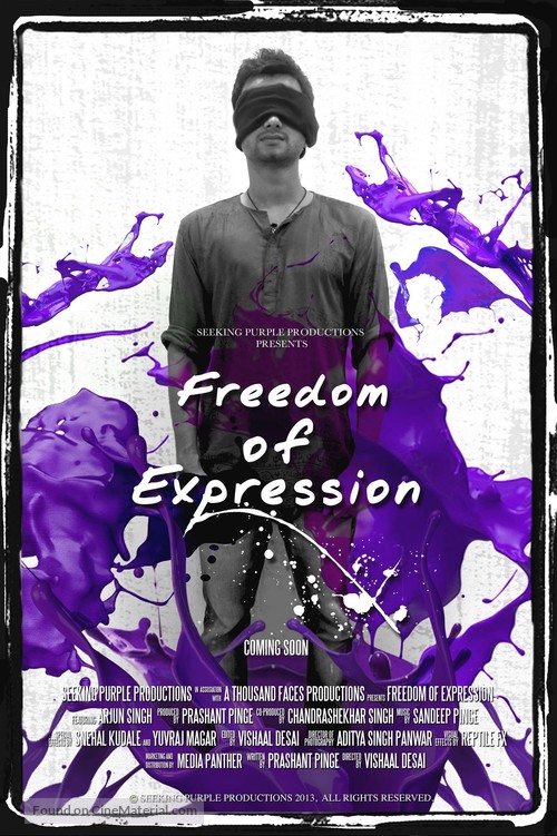 Freedom of Expression - Indian Movie Poster