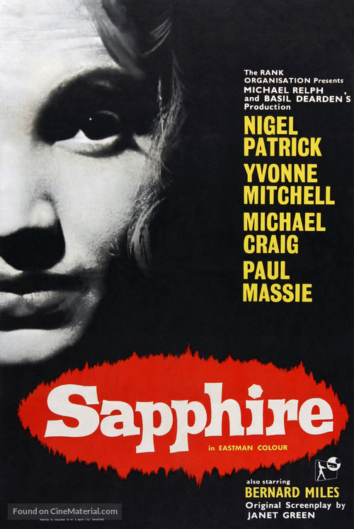 Sapphire - British Movie Poster