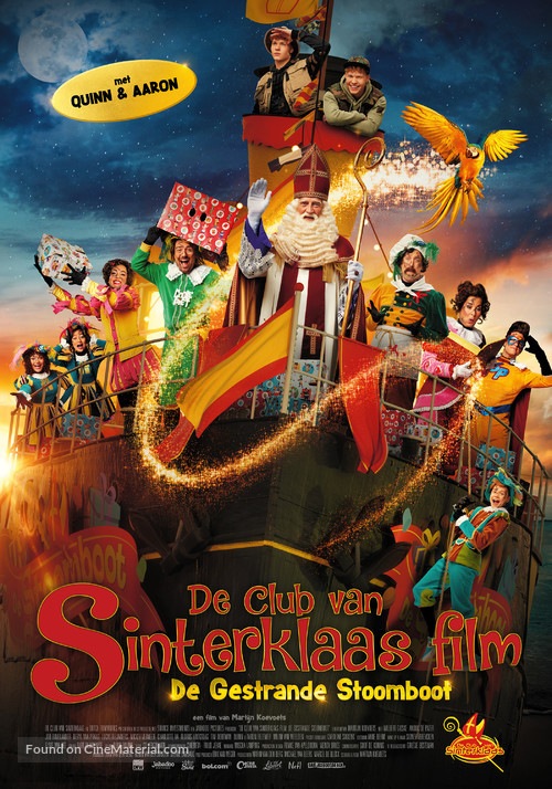 De Club van Sinterklaas Film: de Gestrande Stoomboot - Dutch Movie Poster