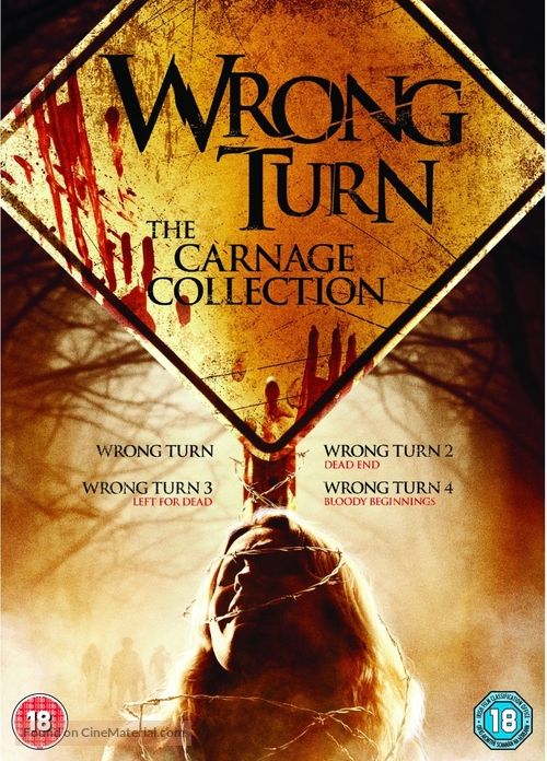 Wrong Turn - British DVD movie cover