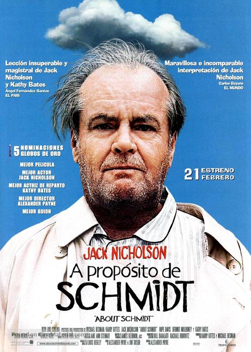 About Schmidt - Spanish Advance movie poster