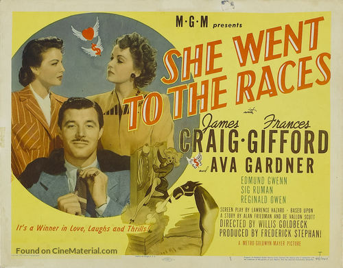 She Went to the Races - Movie Poster