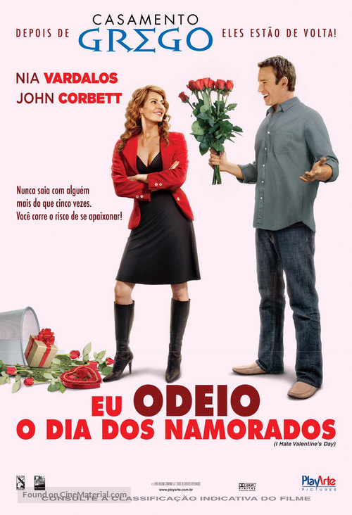 I Hate Valentine&#039;s Day - Brazilian Movie Poster