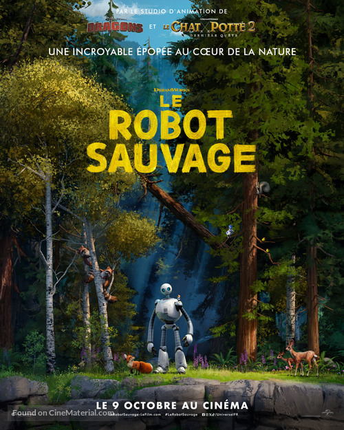 The Wild Robot - French Movie Poster