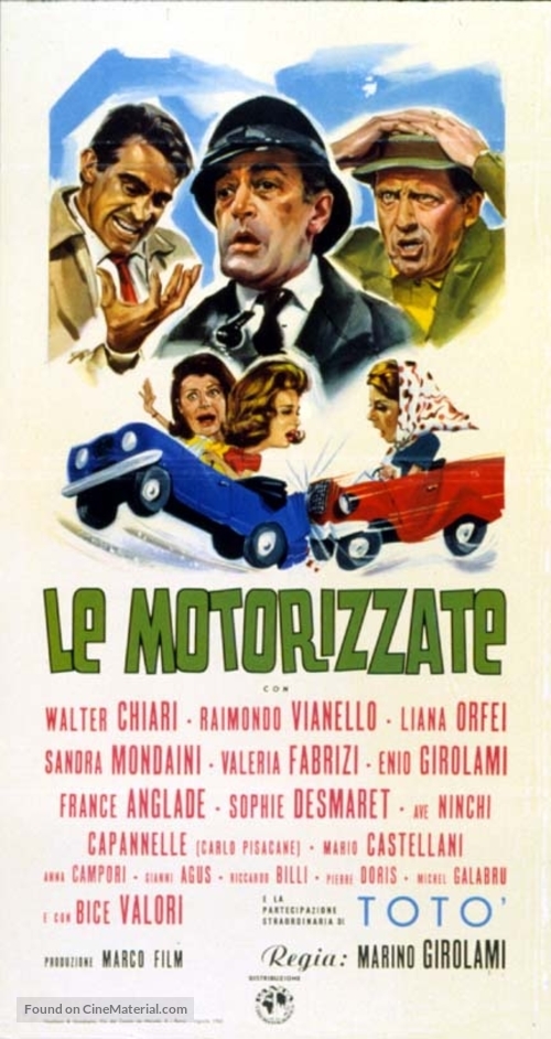 Le motorizzate - Italian Movie Poster