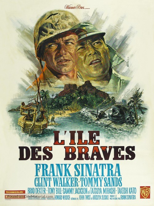 None But the Brave - French Movie Poster