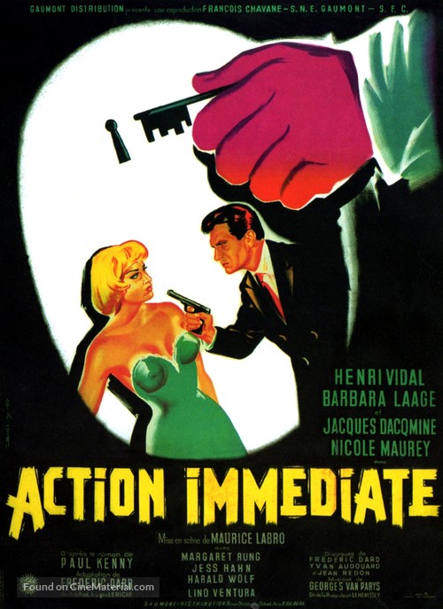 Action imm&eacute;diate - French Movie Poster