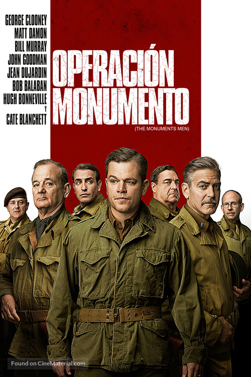 The Monuments Men - Argentinian Movie Cover