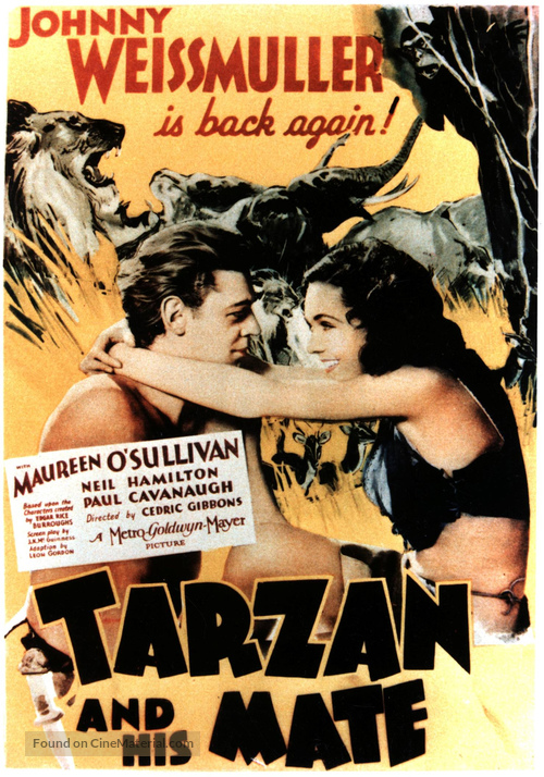 Tarzan and His Mate - Italian Movie Poster