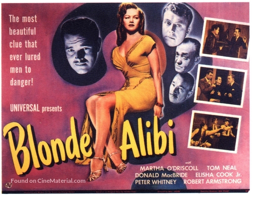 Blonde Alibi - Movie Poster