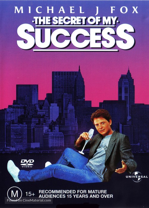 The Secret of My Success - New Zealand Movie Cover