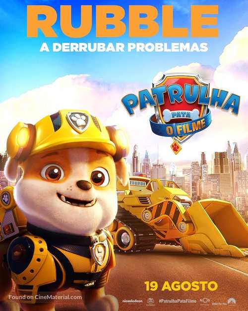 Paw Patrol: The Movie - Portuguese Movie Poster