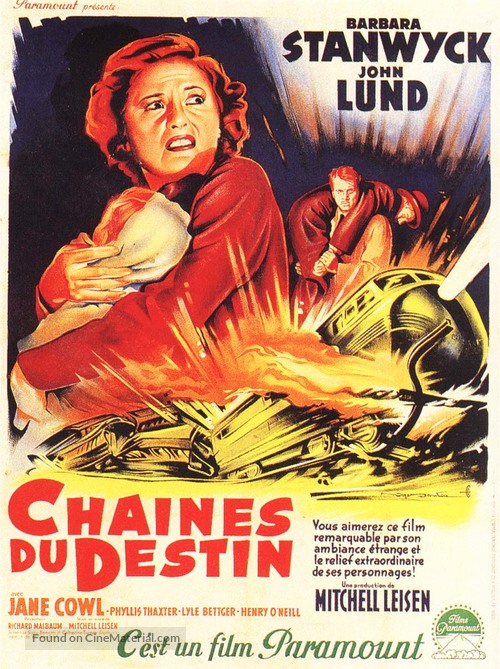 No Man of Her Own - French Movie Poster