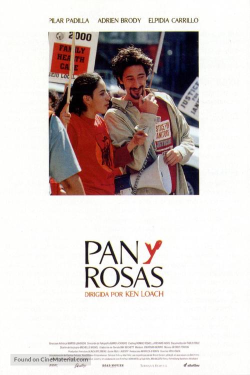 Bread and Roses - Spanish Movie Poster