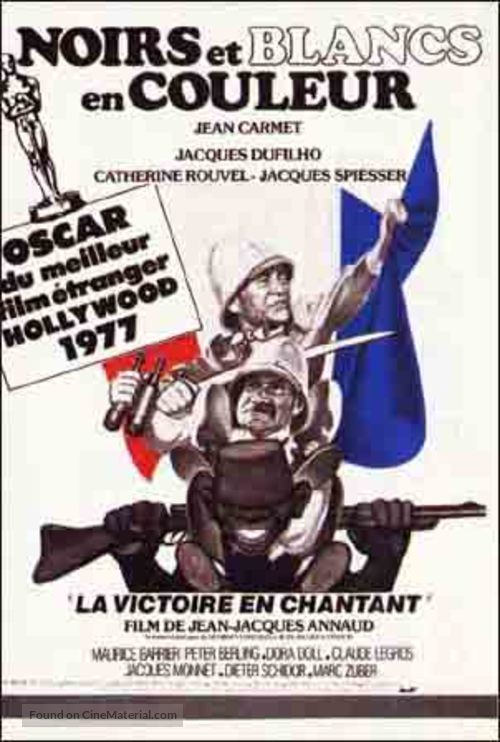 Noirs et blancs en couleur - French Movie Poster