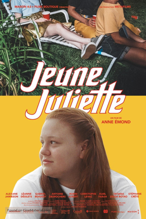 Jeune Juliette - Canadian Movie Poster