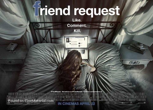 Friend Request - British Movie Poster