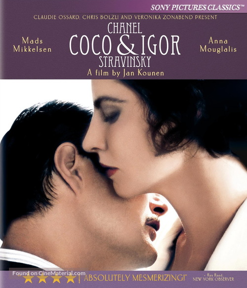 Coco Chanel &amp; Igor Stravinsky - Blu-Ray movie cover