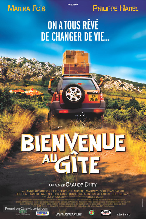 Bienvenue au g&icirc;te - Belgian Movie Poster