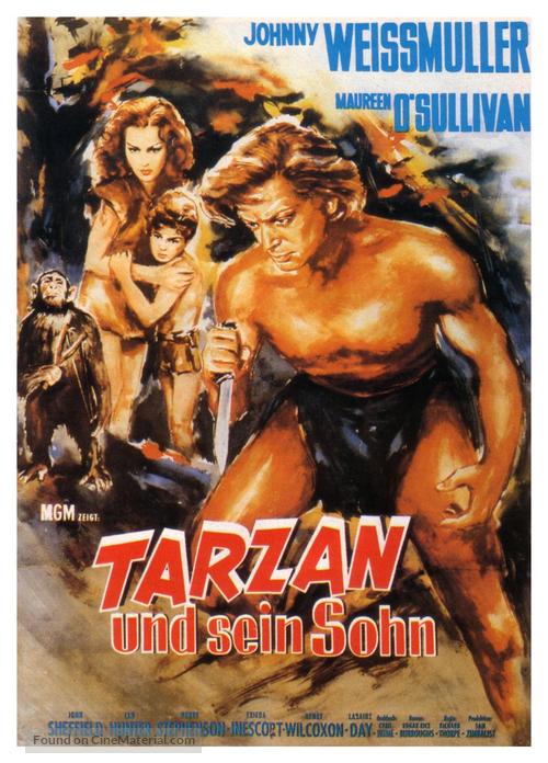 Tarzan Finds a Son! - German Movie Poster