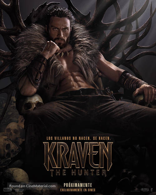 Kraven the Hunter - Spanish Movie Poster