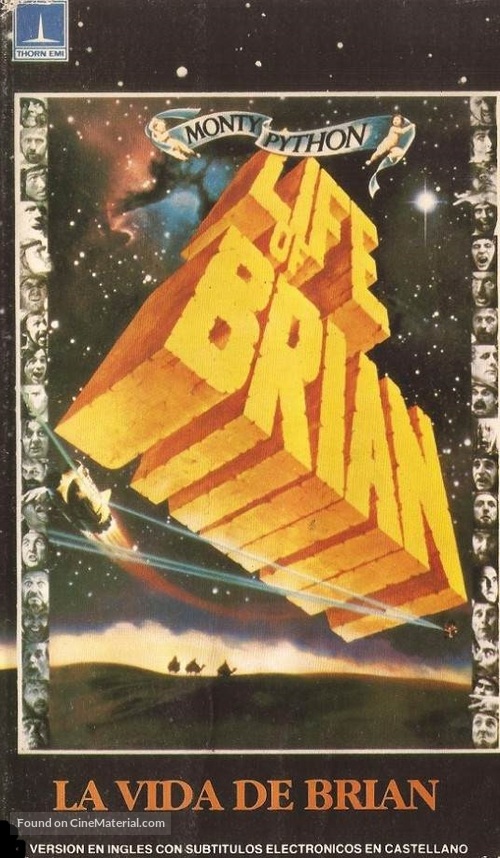 Life Of Brian - Argentinian VHS movie cover