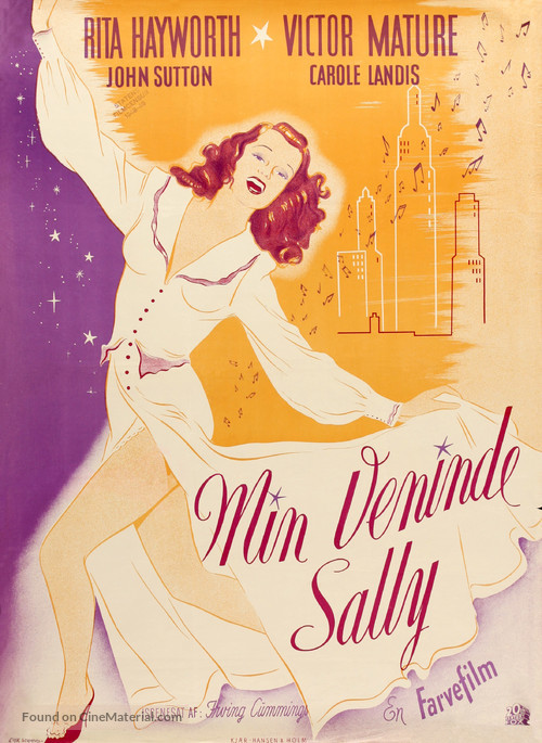 My Gal Sal - Danish Movie Poster