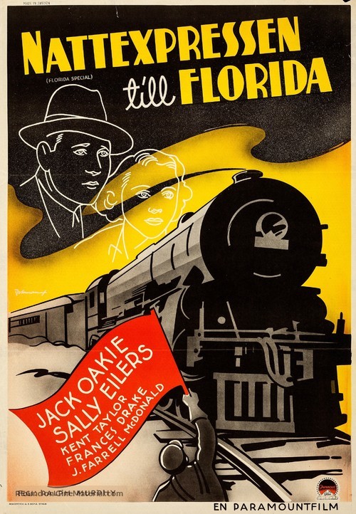 Florida Special - Swedish Movie Poster