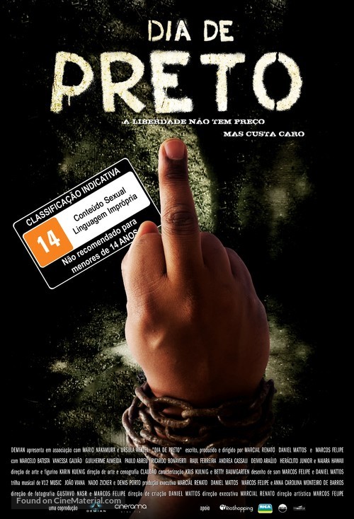 Dia de Preto - Brazilian Movie Poster